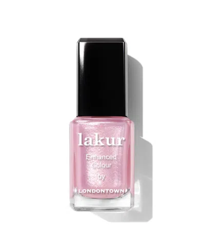 Londontown Lakur Enhanced Color Nail Polish, 0.4 Oz. In Pink Strawberry (sweet Baby Pink With Ul