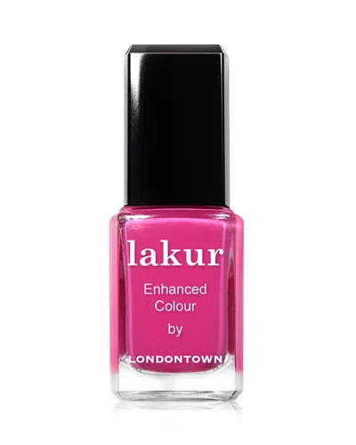 Londontown Lakur Enhanced Color Nail Polish In Summer Fling (bright Blue Pink)