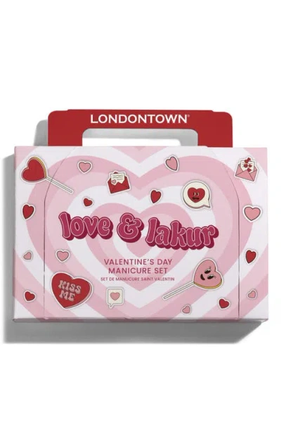 Londontown Love & Lakur Valentine's Day Manicure Set In No Color