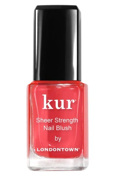 Londontown Sheer Strength Nail Blush In Red