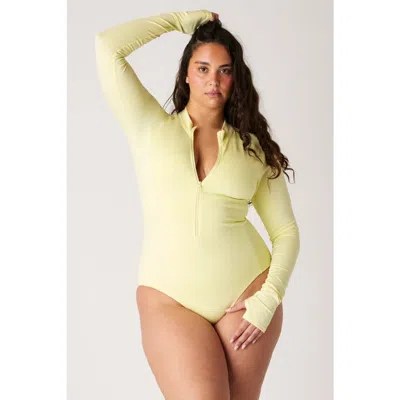 Londre Bodywear The Bond Rashguard In Yellow
