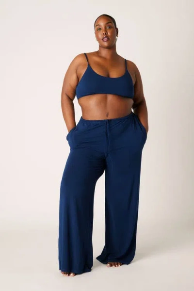 Londre Bodywear The Cool-comf Lounge Chill Pant In Blue