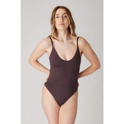 Londre Bodywear The Corset One Piece In Brown