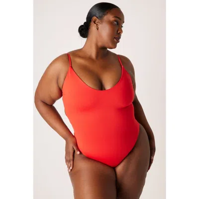 Londre Bodywear The Corset One Piece In Red