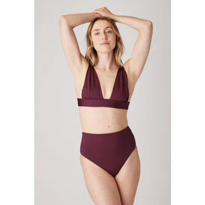 Londre Bodywear The High-waisted Scrunch Bottoms In Neutral