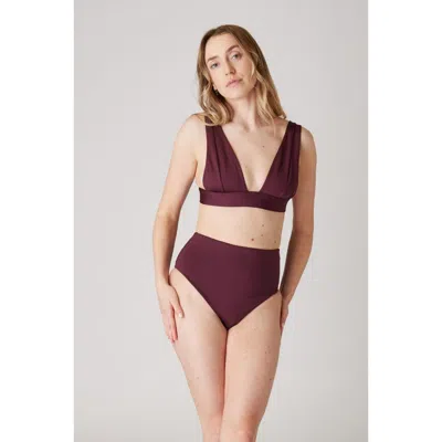 Londre Bodywear The New Classic Top In Burgundy
