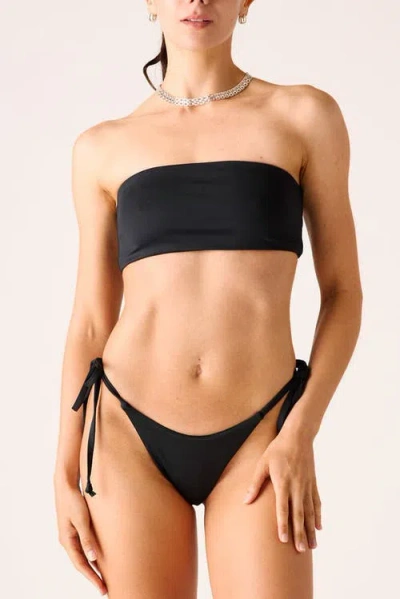 Londre Bodywear The Side Tie Bottoms In Black