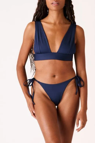 Londre Bodywear The Side Tie Bottoms In Blue