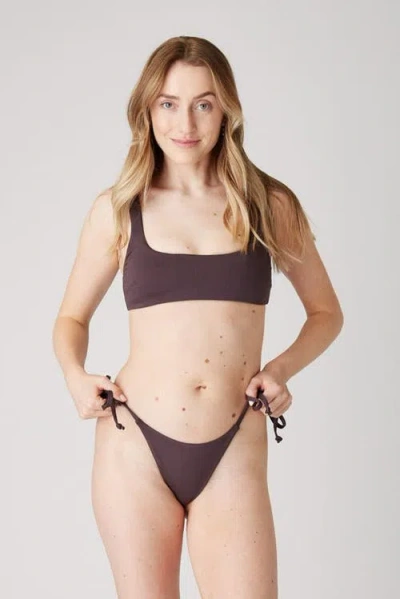 Londre Bodywear The Side Tie Bottoms In Purple