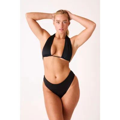 Londre Bodywear The Tied Up Top In Black