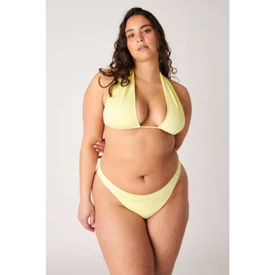 Londre Bodywear The Tied Up Top In Yellow