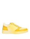 Lonely Crowd Man Sneakers Yellow Size 11 Soft Leather