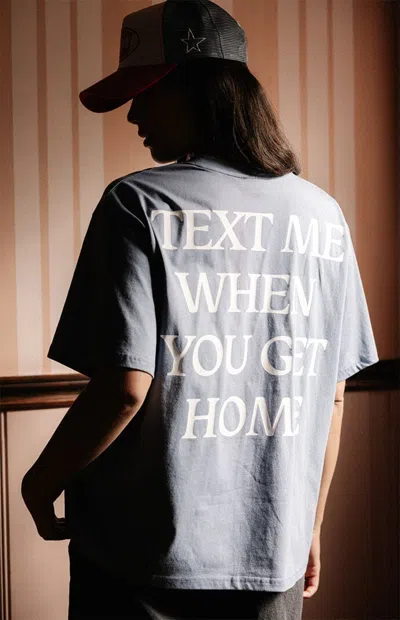 Lonely Ghost Women's Light Blue Text Me When You Get Home T-shirt