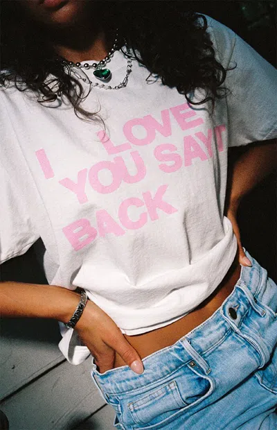 Lonely Ghost Women's Ways To Say I Love You T-shirt In White