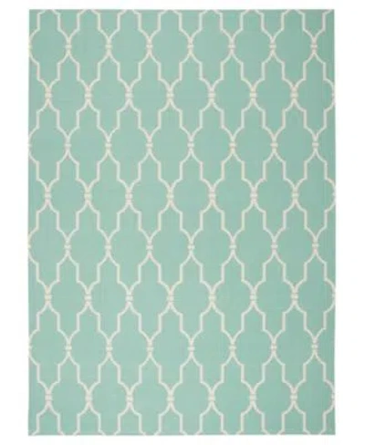 Long Street Looms Backyard Bac087 Rug In Aqua