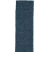 Long Street Looms Cali Shag Cal01 Area Rug Collection In Blue