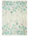 Long Street Looms Peace Pea04 5'3" X 7'3" Area Rug In Ivory