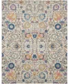 Long Street Looms Zeal Zea01 6'7" X 9'6" Area Rug In Ivory,multi