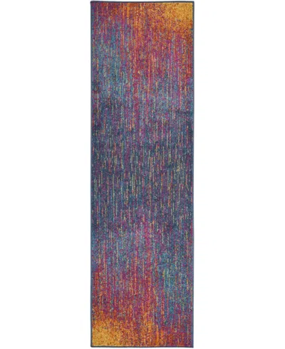 Long Street Looms Zeal Zea09 2'2" X 7'6" Runner Rug In Multi