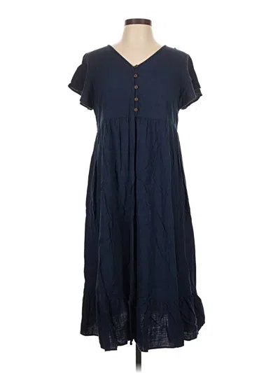 Pre-owned Long Tall Sally Casual Dress In Blue