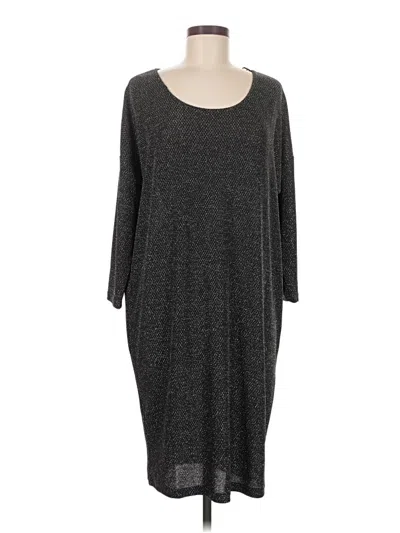 Pre-owned Long Tall Sally Casual Dress In Gray