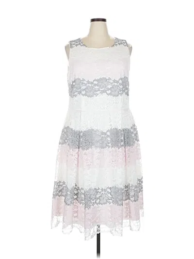 Pre-owned Long Tall Sally Cocktail Dress In White