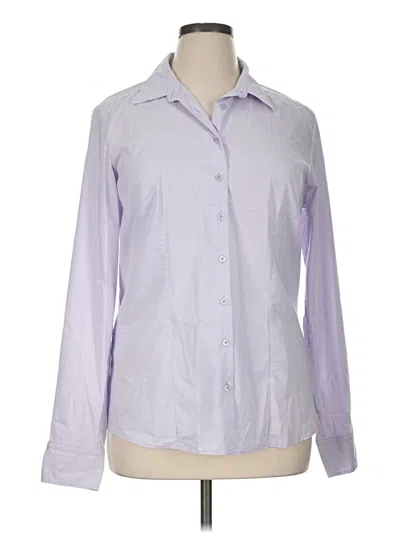 Pre-owned Long Tall Sally Long Sleeve Button Down Shirt In Purple