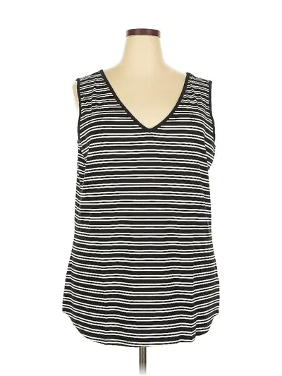 Pre-owned Long Tall Sally Sleeveless Blouse In Black