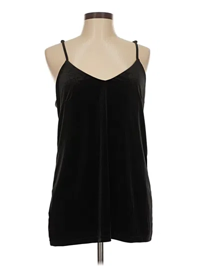 Pre-owned Long Tall Sally Sleeveless Blouse In Black