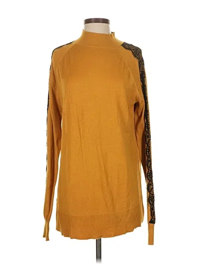 Pre-owned Long Tall Sally Turtleneck Sweater In Gold
