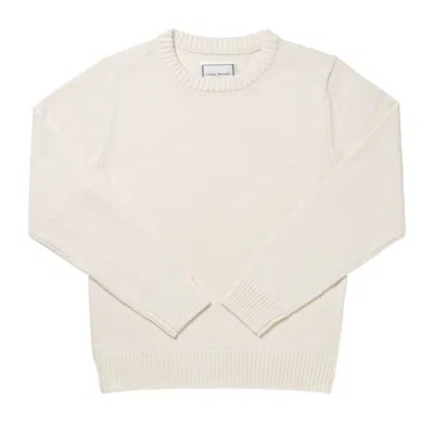Long Wharf Supply Co. Women's Seawell Sweater In Cream In White