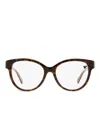 Longchamp Tea Cup Lo2714 Eyeglasses Woman Eyeglass Frame Brown Size 52 Acetate In Braun