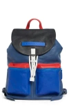 Longchamp 3d Colorblock Backpack In Blue