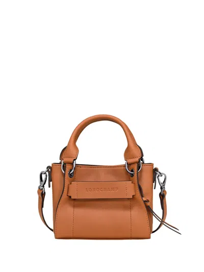 Longchamp 3d` Extra Small Handbag In Beige