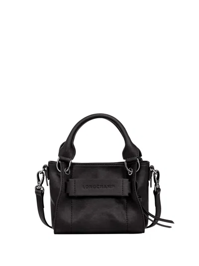 Longchamp 3d` Extra Small Handbag In Black  
