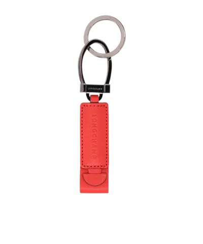 Longchamp 3d Keychain In Red