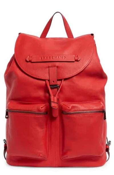 LONGCHAMP LONGCHAMP 3D LEATHER BACKPACK
