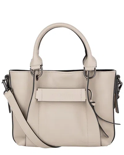 Longchamp 3d Small Leather Handbag In Orange