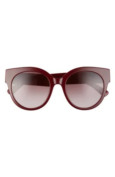 Longchamp 53mm Gradient Round Sunglasses