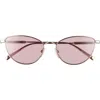 Longchamp 55mm Oval Sunglasses