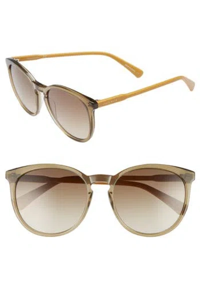 Longchamp 56mm Round Sunglasses In Metallic