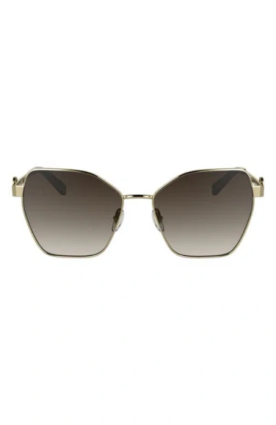 Longchamp 58mm Gradient Square Sunglasses
