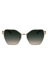 Longchamp 58mm Gradient Square Sunglasses