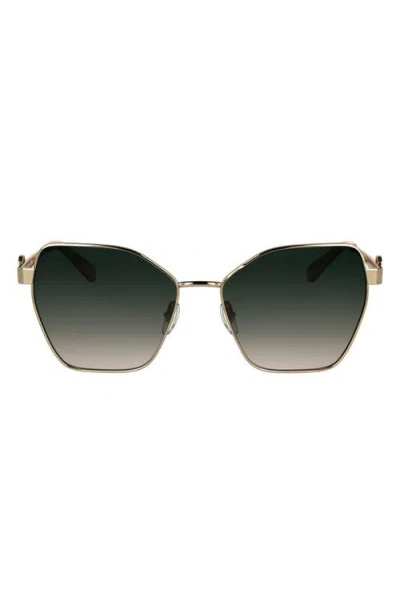 Longchamp 58mm Gradient Square Sunglasses