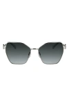 Longchamp 58mm Gradient Square Sunglasses