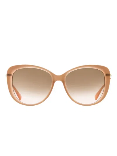 Longchamp 674 Butterfly-frame Sunglasses In Brown
