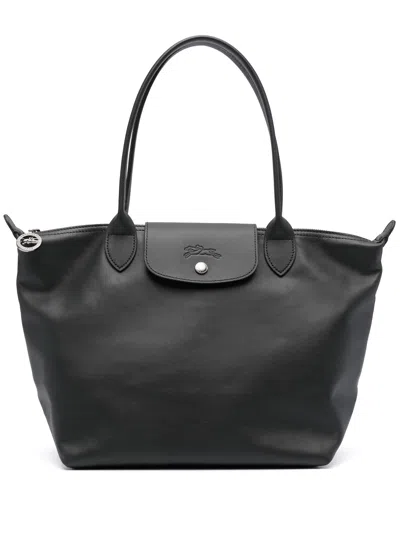 Longchamp Large Le Pliage Tote Bag In Black