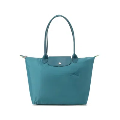 Longchamp Medium Le Pliage Tote Bag In Blue