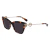 Longchamp Brown Acetate Sunglasses In Brown