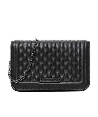 Longchamp Amazone Series Chain Shoulder Bag In Black